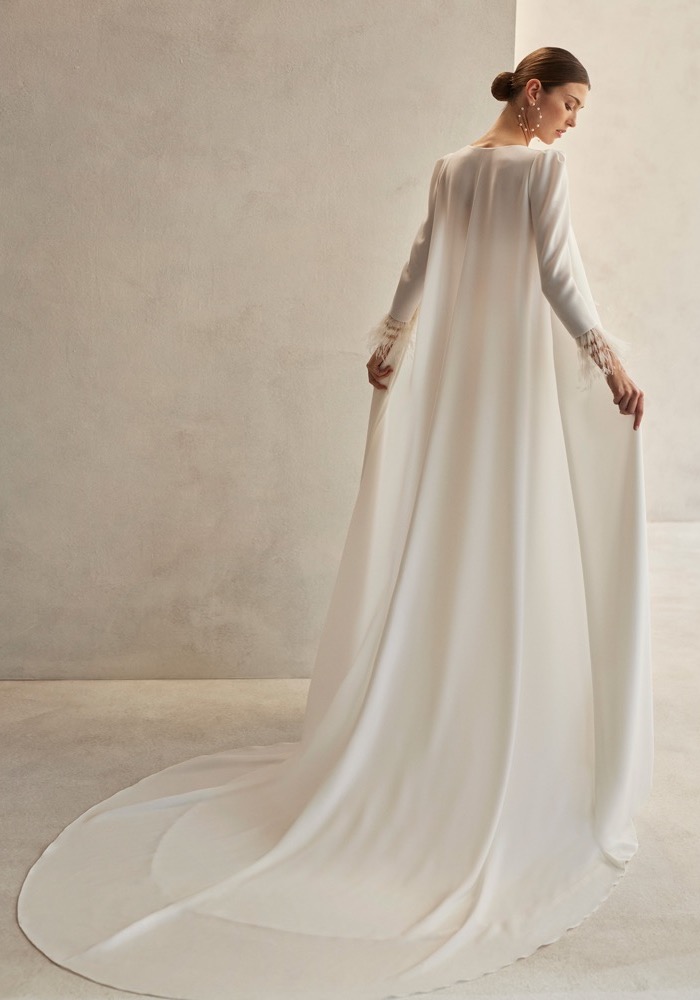 Aire Atelier Fosco Strappy Cutout Crepe Wedding Dress HK | Designer ...