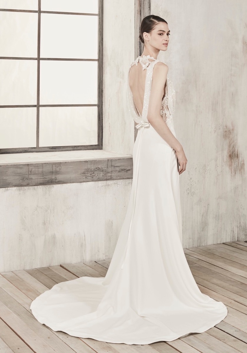 Annasul Y | Genie Sequined Plunging Neckline Crepe Gown | Designer ...