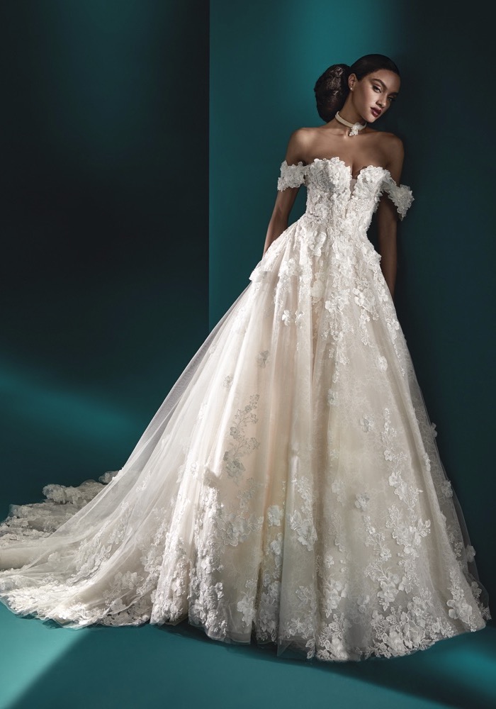 Atelier Pronovias Roland Floral Princess Wedding Dress HK | Designer ...