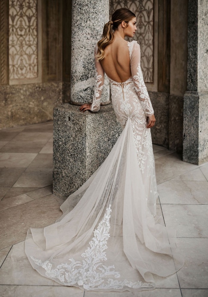 Berta Privee Long Sleeves Wedding Dress HK | 22-P04 | Designer Bridal Room