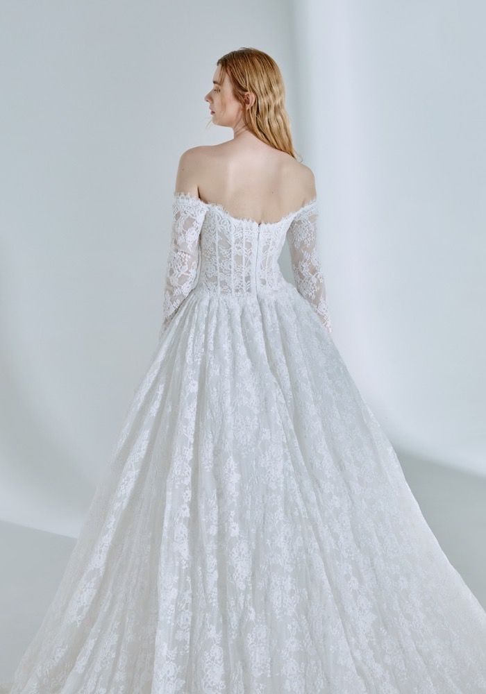 Annasul Y Long Sleeve Lace Princess Wedding Dress HK | Designer Bridal Room