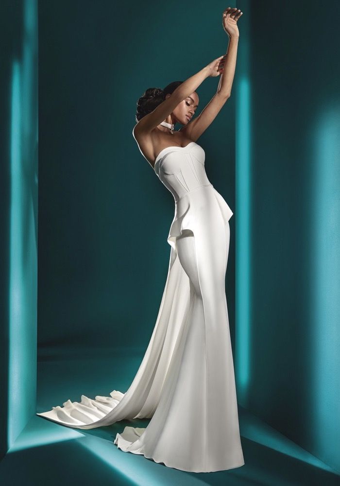 Atelier Pronovias Constance Simple Mermaid Wedding Dress HK