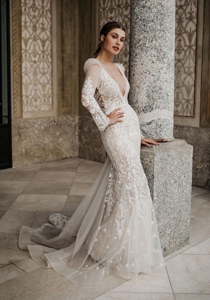 Berta Privee Long Sleeves Wedding Dress HK | 22-P04 | Designer Bridal Room