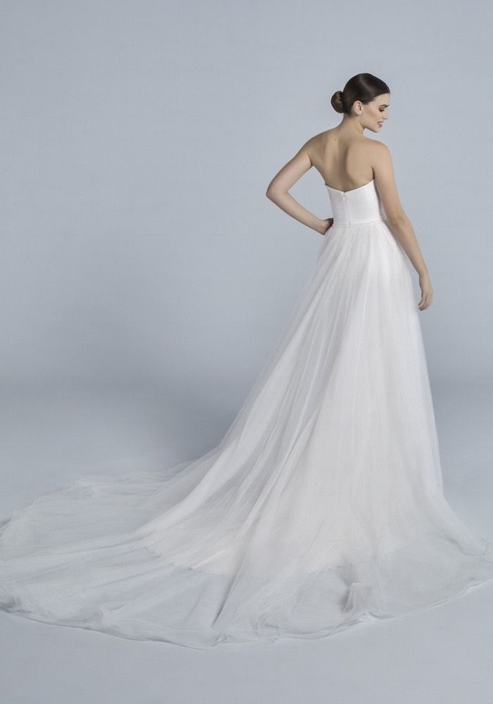 Pronovias Havasu Sparkly Tulle Overskirt HK | Designer
