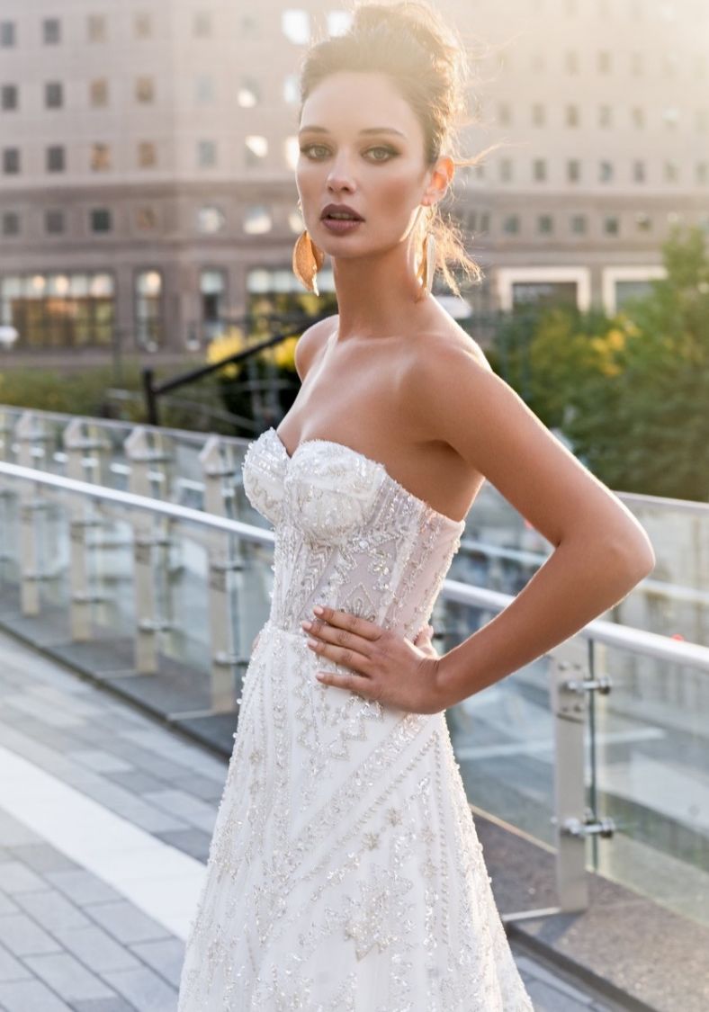 Beaded Wedding Dresses & Couture Bridal Gowns