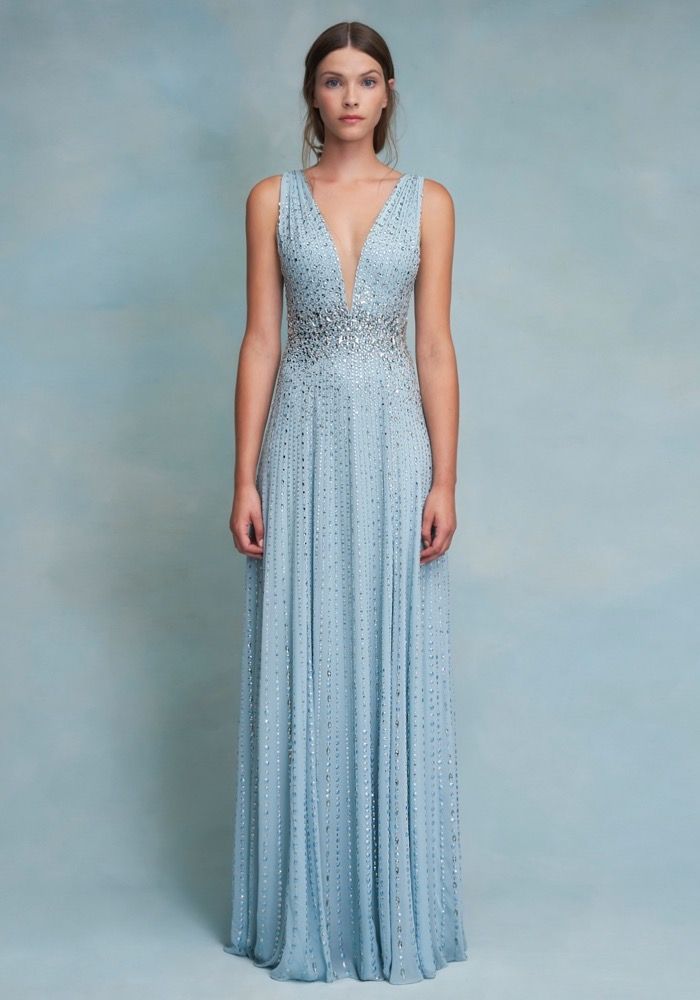 jenny packham pale blue dress Nymph Dress