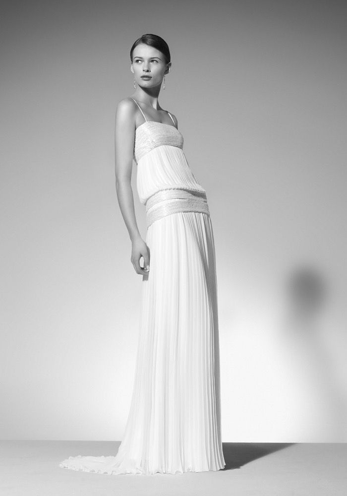 Karl Lagerfeld Yasmina Resort Style Chiffon Wedding Dress