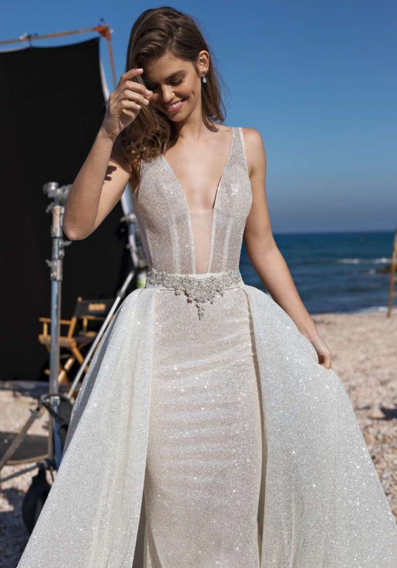 modern princess wedding dress