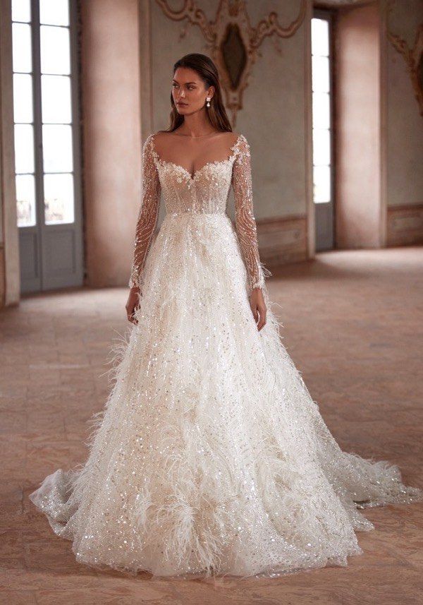 Designer wedding dresses with sleeves best sale