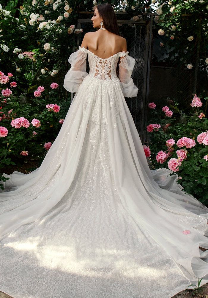 black mermaid lace wedding dress Mermaid Black Lace Wedding Dress,V-neck Bridal Gown,WD00664, US12 / Black