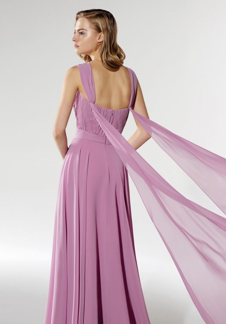 beaded chiffon gown