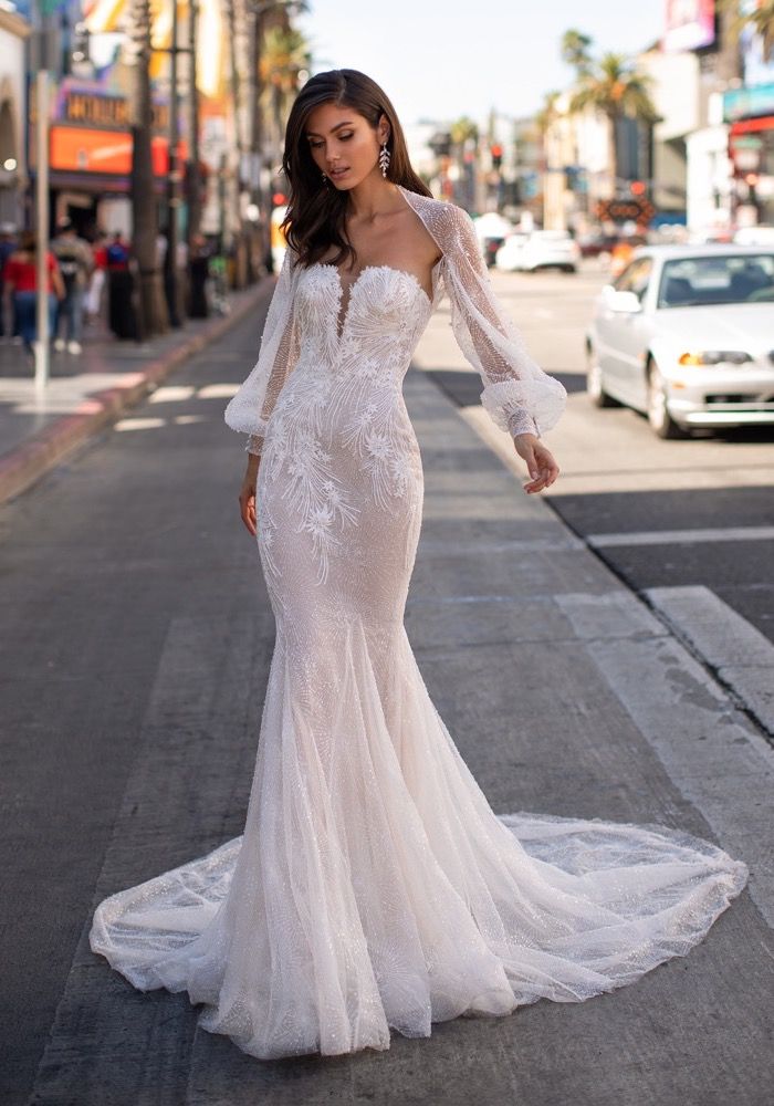 Lansbury Sparkly Mermaid Wedding Dress ...