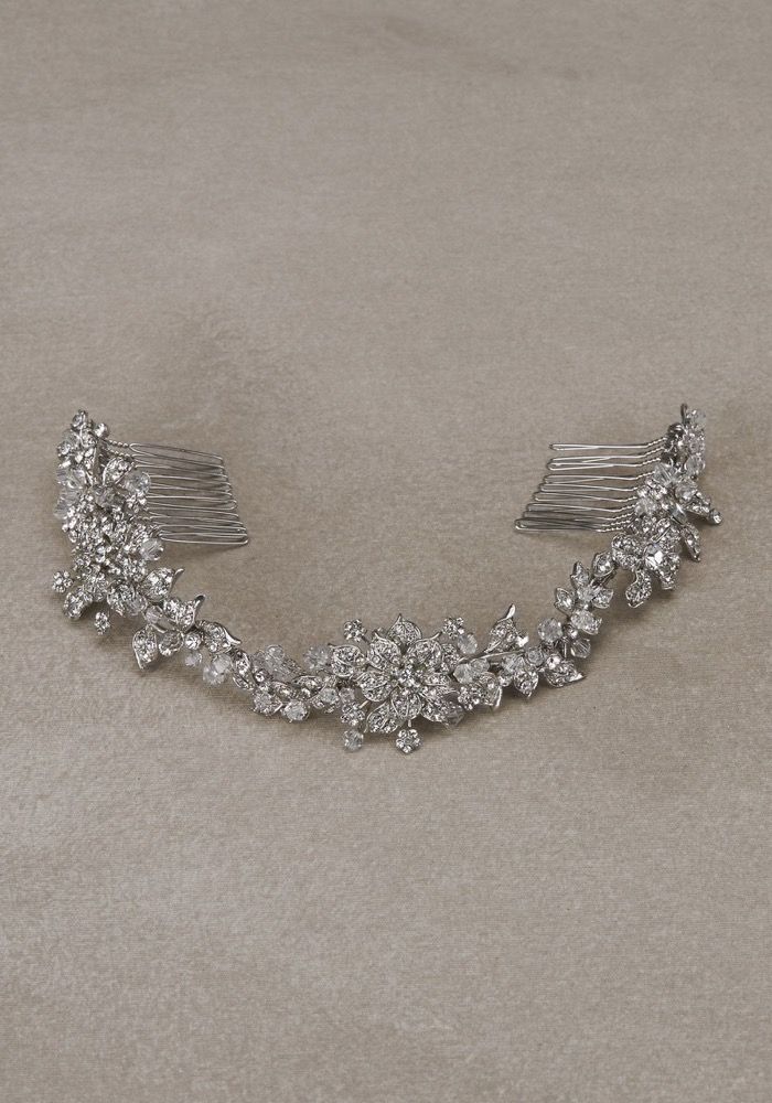 Hair Accessories | Beaded Floral Bridal Hair Comb HK  display picture 1