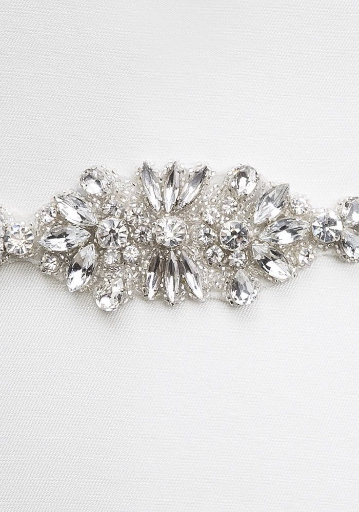 Pronovias | CINT 463 Heavily Beaded Bridal Belt | Designer  display picture 1