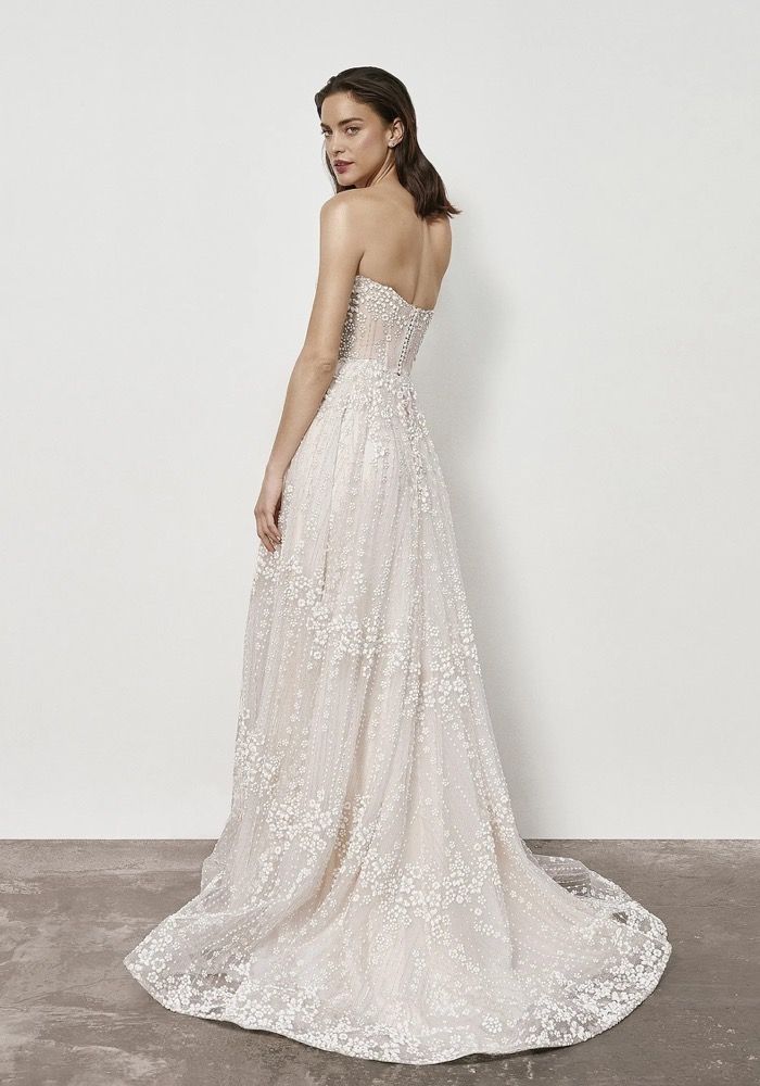 Pronovias Lucrezia Beaded Floral Wedding Dress HK | Designer