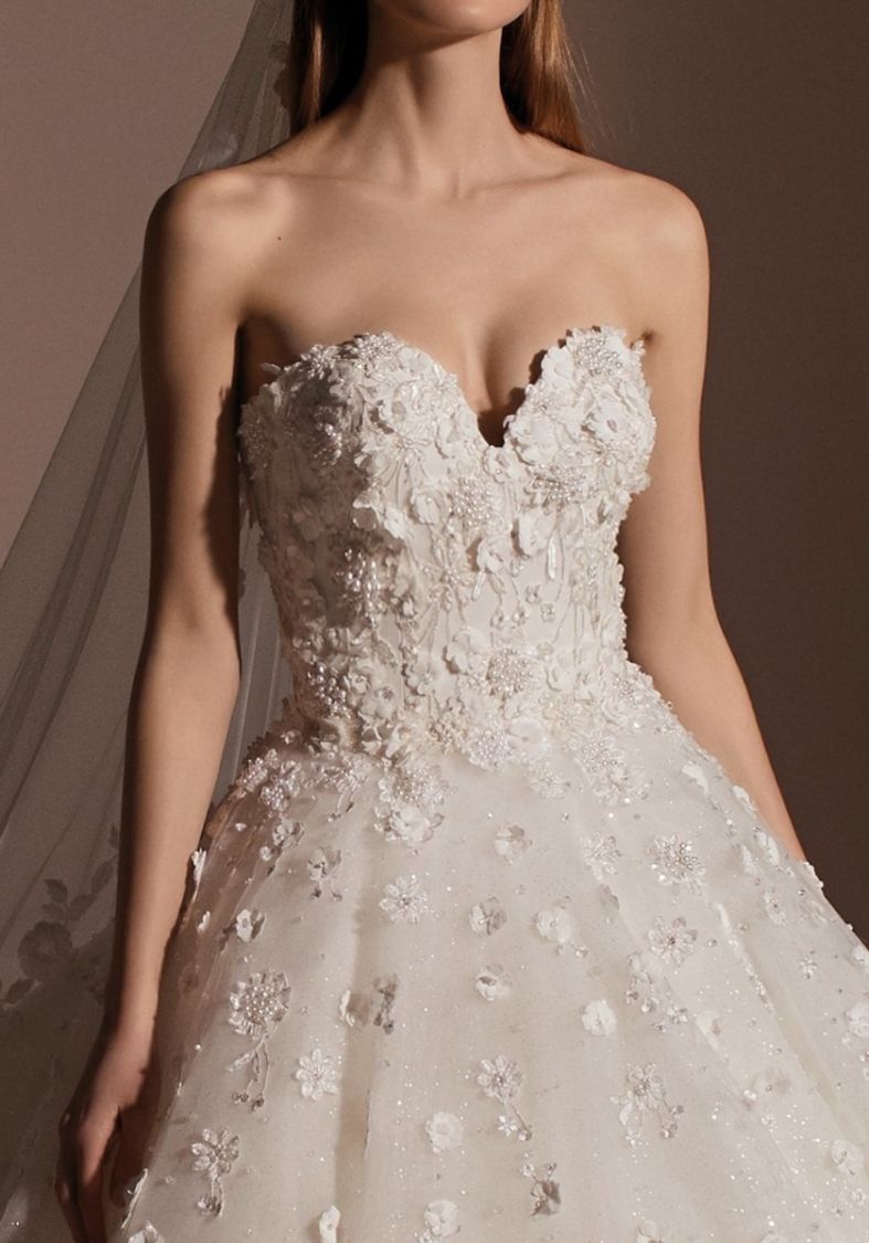 pronovias flower dress