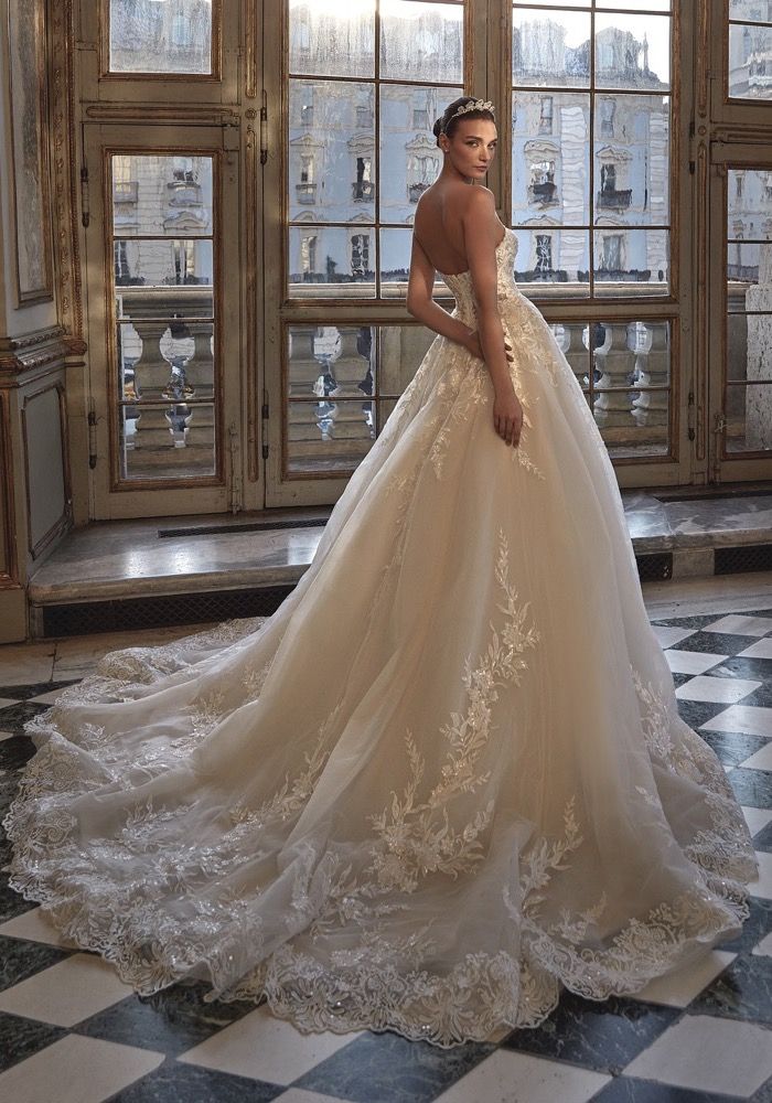 Pronovias Privee Electa Romantic Princess Wedding Dress HK Pronovias Privee Electa Romantic Princess Wedding Dress HK