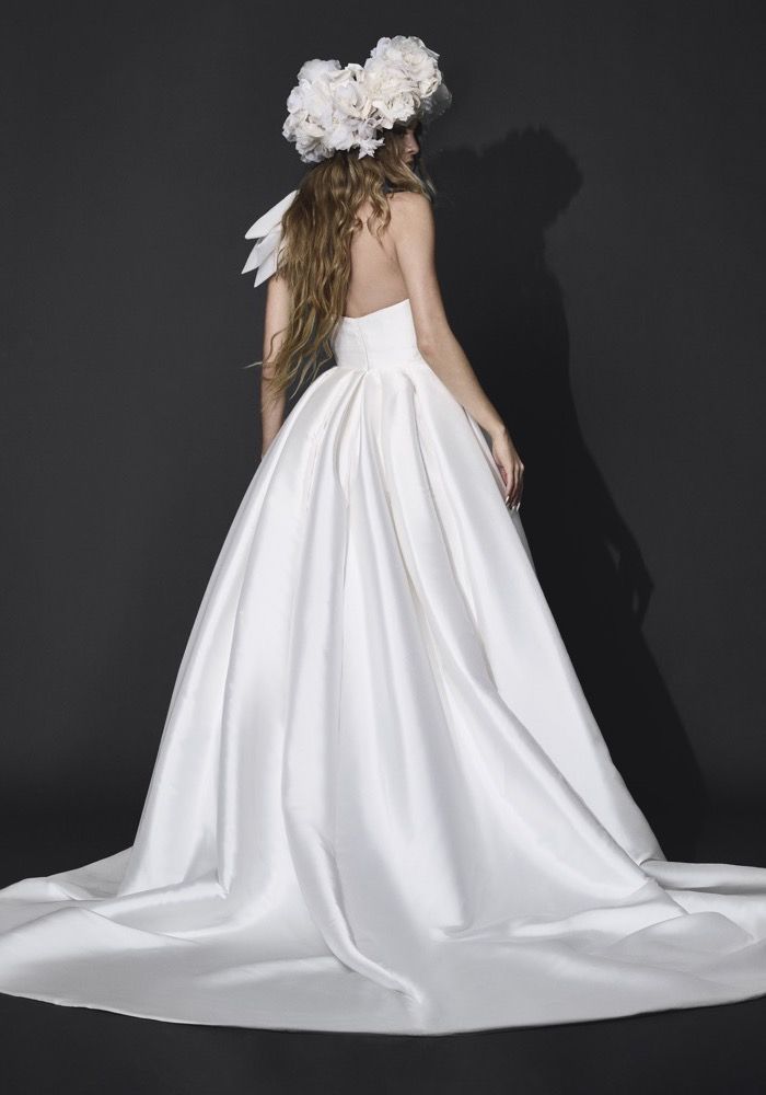 White by vera wang one shoulder lace wedding dress sale
