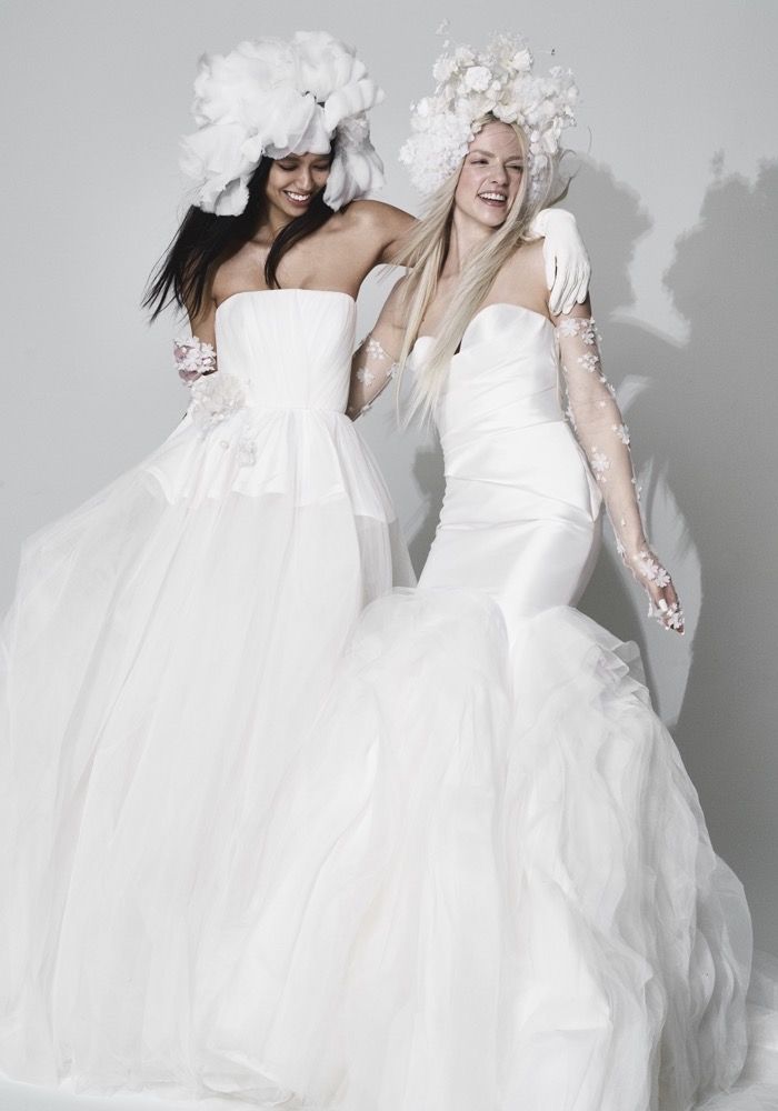 Vera Wang Powder Draped Peplum Wedding Dress HK | Designer Bridal Room