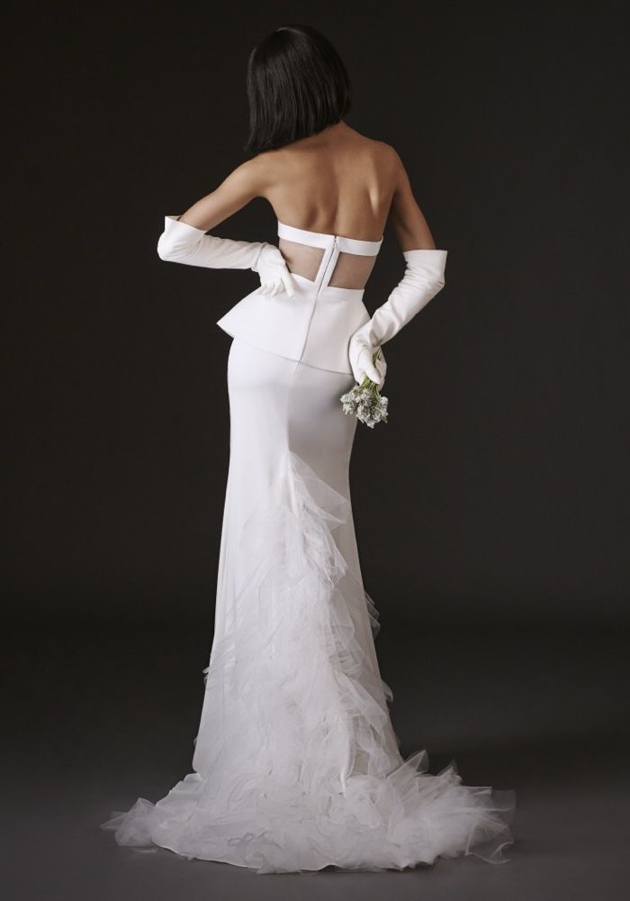 Vera Wang PARRAH Simple Strapless Wedding Dress HK | Designer Bridal Room