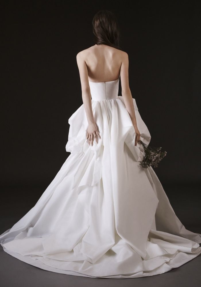 vera wang strapless bridesmaid dress Vera Wang 'Devon' Silk Organza Gown – Instant Filters 2