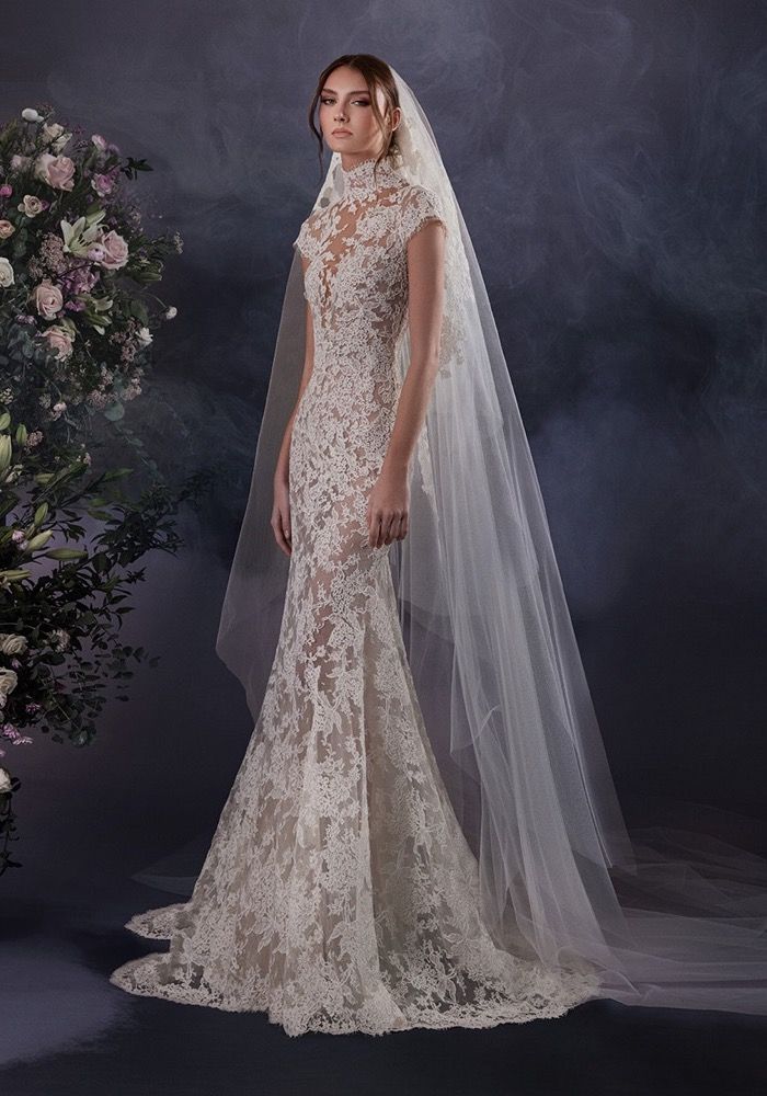 Crystal Designs Wedding Dresses 2019 - Belle The Magazine | High neck  wedding dress, Designer wedding dresses, Wedding dresses vintage