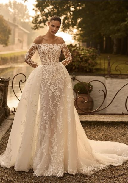 2-Piece Lace Wedding Dress