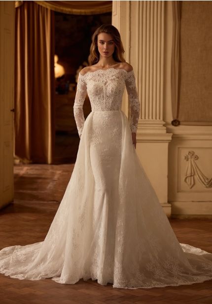 3-IN-1 Lace Wedding Dress