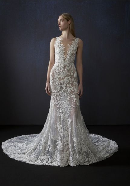 Beaded Lace Wedding Dress