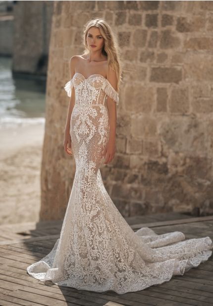 Beaded Mermaid Wedding Dress