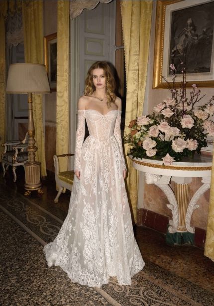 Long Sleeve Lace Wedding Dress