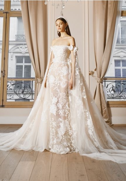 Lace Embroidered Wedding Dress