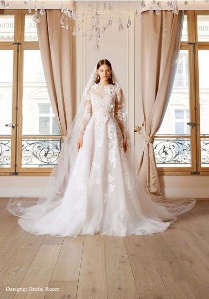 Floral Lace Wedding Dress