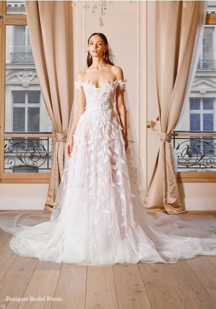 Beaded Tulle Wedding Dress