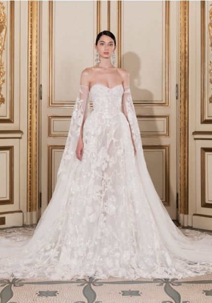 Beaded Lace Wedding Dress