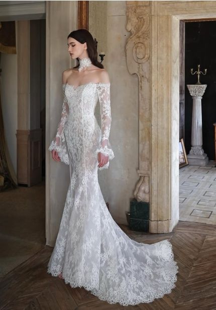 Embroidered 2-IN-1 Wedding Dress
