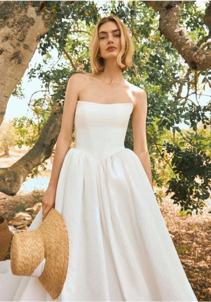 Jacquard Princess Wedding Dress
