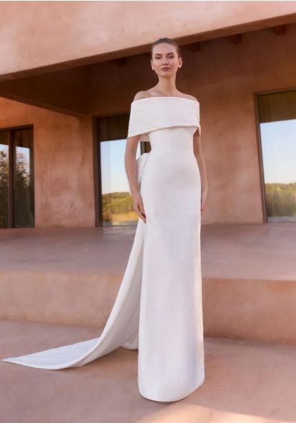 Convertible Mikado Wedding Dress