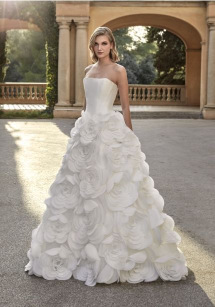 3D Flower Wedding Dress