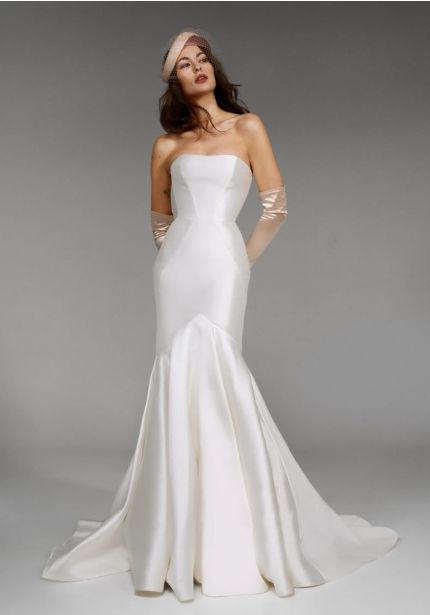 Strapless Mikado Wedding Dress