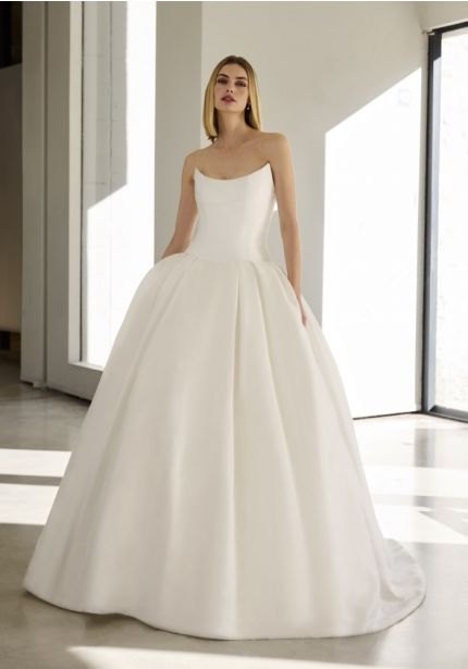 Strapless Mikado Ball Gown