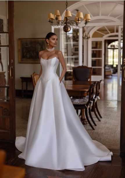 Mikado Corset Wedding Dress