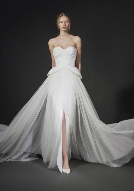 2-Piece Effect Wedding Dress