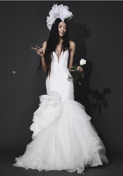 Vera Wang Bride Ronnie Floral Lace Wedding Dress HK