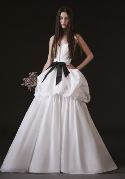 Strapless Tiered Wedding Dress