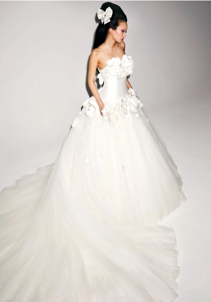 Floral Princess Wedding Dress