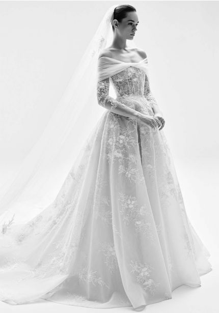 Embellished Corset Wedding Dress