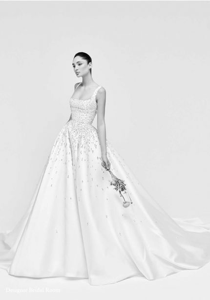 Embellished Mikado Ball Gown