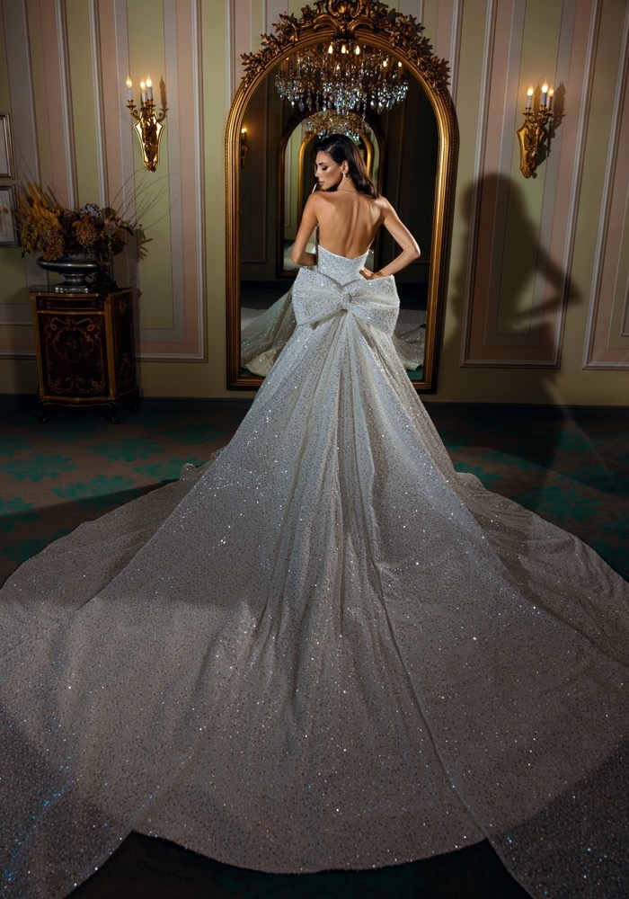 Zuhair Murad Pnina Tornai Inspired Wedding Dress Gown Swarovski Crystals