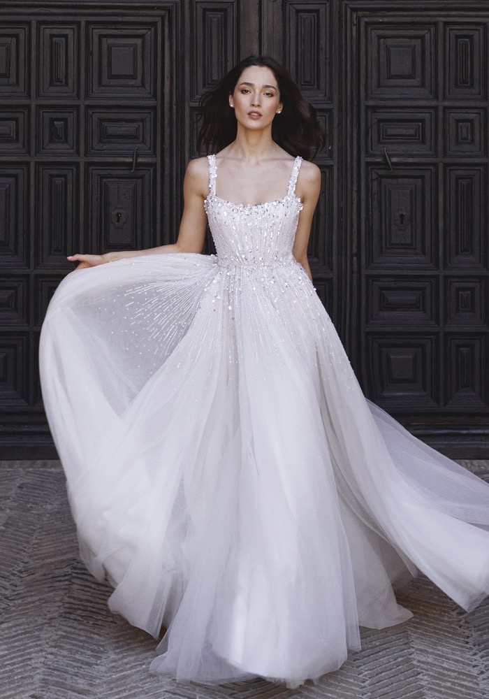 Jenny Packham Astrid Embellished Tulle Wedding Dress HK | Designer ...